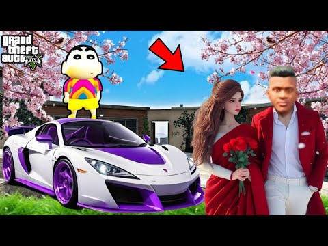 FRANKLIN TOUCH ANYTHING BECOME GOLD || EVERYTHING IS FREE IN GTA 5 | FRANKLIN KI SHAADI | SNAKERIFLE