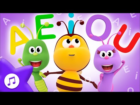 Las Vocales | Aprendizaje para Niños 🌈 CANCIÓN INFANTIL | Bichikids en español