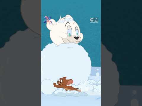 ❄️ That time Jerry started a snowball fight... 🌨️☃️ #Shorts #TomAndJerry