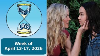 The Plan! Dishin' Days week of April 13th-17th, 2026