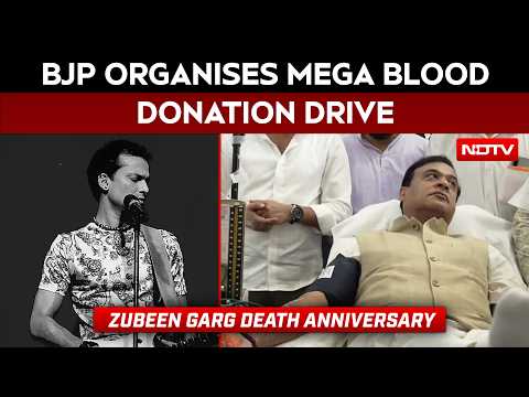 Assam Marks Zubeen Garg’s First Death Anniversary | BJP Organises Mega Blood Donation Drive