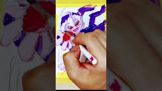 スシシスターハンターの絵を水彩で描く　#shorts
