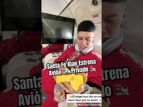 Santa Fe Klan Estrena AVION Privado 🛩️