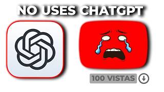 Cuidado! ChatGPT puede arruinar tu canal de Youtube!