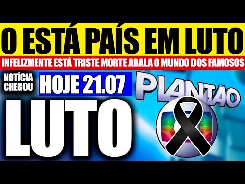 🚨 O PAÍS ESTÁ EM LUTO: FOI CONFIRMADA HÁ POUCAS HORAS UMA MORTE QUE DEIXOU A TODOS DEVASTADOS...