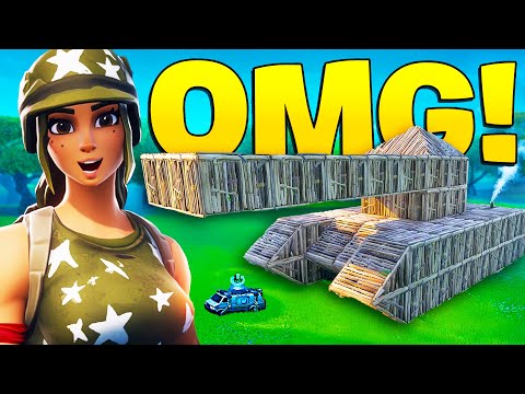 Building The WORLDS BIGGEST TANK in OG Fortnite!