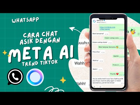 TUTORIAL MEMBUAT TREND META AI ASIK VIRAL TIKTOK 2024