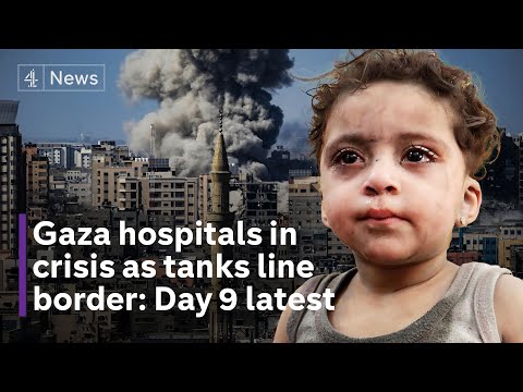 Israeli tanks line Gaza border as hostage numbers confirmed