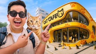 VISITANDO LAS CAFETERÍAS MÁS EXTRAÑAS EN COREA DEL SUR 🇰🇷