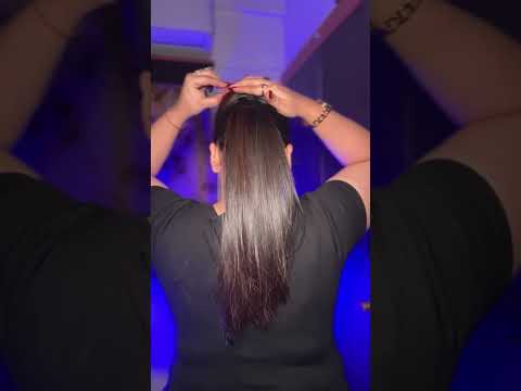 basic ponytail vs new & improved ✨#ponytailtutorial #cutehairstyles #easyhairstyles #hairtutorial