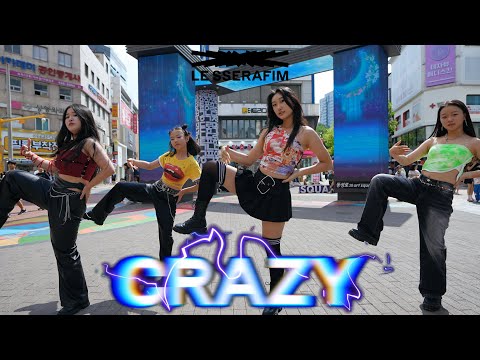 [KPOP IN PUBLIC ONE TAKE] LE SSERAFIM (르세라핌) 'CRAZY' DANCE COVERㅣ @동성로ㅣPREMIUM DANCE