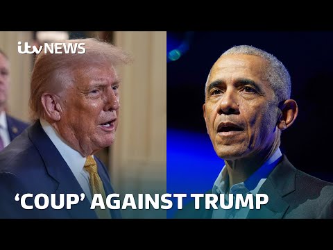 White House accuses Obama of plotting 'years long coup' against Trump | ITV News