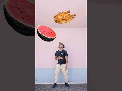 È arrivata anguria 🍉 con il pollo 😂 #ironia #divertente #fahadafzal