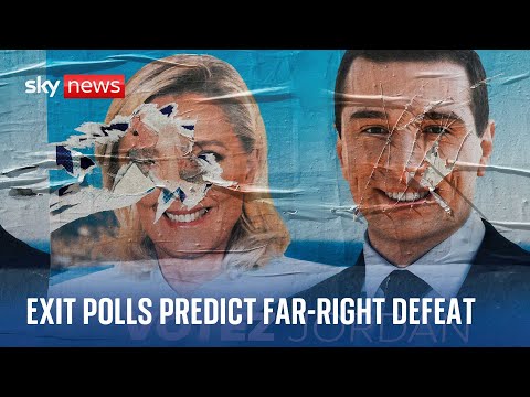 BREAKING: Exit polls suggest far-right National Rally has failed to win majority in French elections