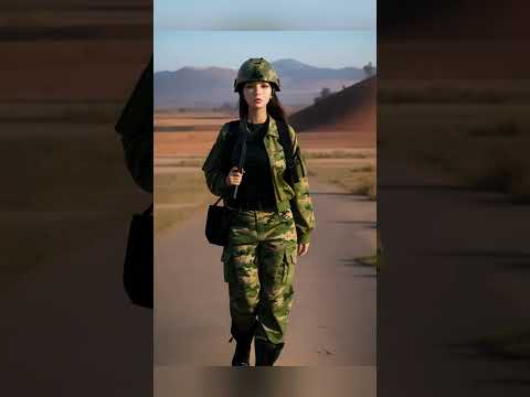 女军人的一生 the life of an army girl #soldier #life #army #ai #aianimation