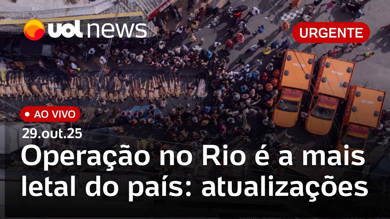 Operação no Rio de Janeiro é a com mais mortos no país; Lula ‘estarrecido’: últimas notícias ao vivo