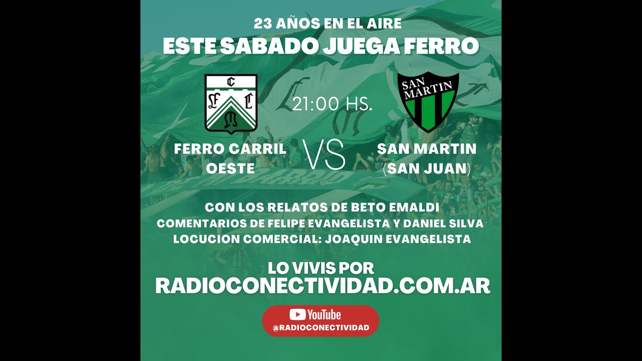 Ferro Carril Oeste vs. San Martín (San Juan) (20/07/2024)