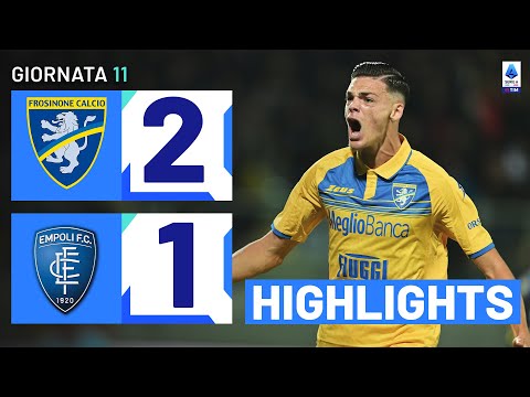 FROSINONE-EMPOLI 2-1 | HIGHLIGHTS | 11ª GIORNATA | SERIE A TIM 2023/24