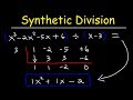 Exploring Synthetic Division of Polynomials