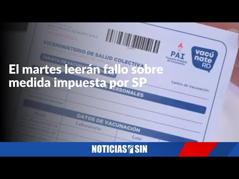 Tribunal se reserva fallo sobre tarjeta de vacunación