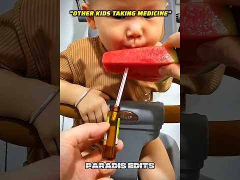 Other kids Taking Medicine Vs Last One Aura  🤯