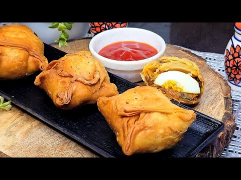 Fried Egg Puff No Oven | ramadan snacks , iftari recipes | puff patties egg patties recipe #ramadan