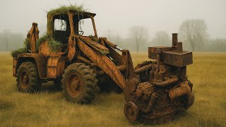 COMPLETE RESTORATION // Transform A Rusty Excavator Engine Into A Like-New Machine