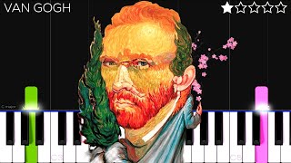 Virginio Aiello - Van Gogh | EASY Piano Tutorial