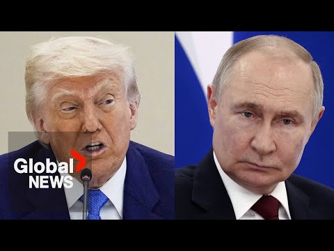 YouTube video thumbnail: Russia Launches Record Drone Attack on Ukraine After Trump Slams Putin