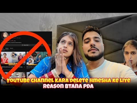 Youtube channel kara delete hmesha ke liye 😭💔 reason btana pda