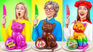 Eu vs Minha Vó No Desafio De Culinária | Batalha de Comidas por Multi DO Challenge