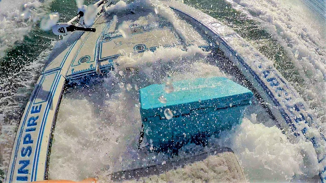 Unexpected BIG WAVES Swamp Our SMALL BOAT!