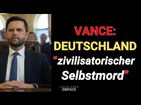 BRISANTES Interview von JD Vance: Deutschland betreibt zivilisatorischenSelbstmord