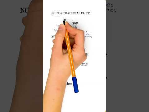 🧠NUNCA TRADUZCAS 'IT' en INGLÉS 🚀 TE LO EXPLICO EN 1 MINUTO ¿Lo sabías? 👉APRENDE A USAR IT en inglés