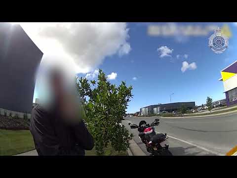 Video thumbnail for Motorbike rider allegedly 82km/h over speed limit