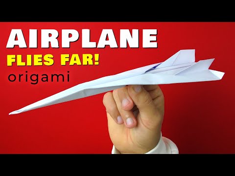 How to make a paper airplane that flies far!