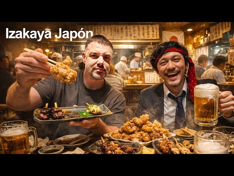 Probé los BARES donde los JAPONESES se VUELVEN LOCOS 🇯🇵🍺 | IZAKAYA 🏮 