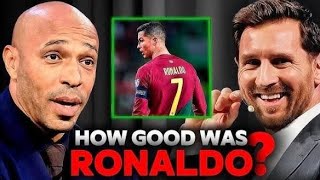 when football Legends talk about Cristiano Ronaldo