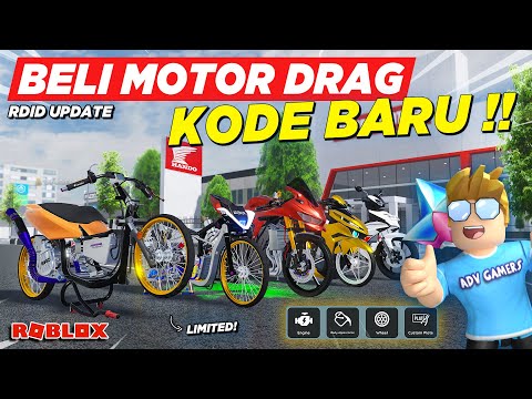 BELI SEMUA MOTOR DRAG VARIO LIMITED MODIFIKASI DAN KODE REDEEM BARU !! REVIEW RDID UPDATE - Roblox