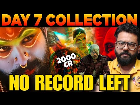 Pushpa 2 Day 7 Box Office Collection | Fastest Worldwide 1000cr | Pushpa 2 The Rule | Allu Arjun