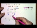 Solving and Graphing Inequalities with Interval Notation