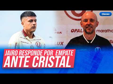 JAIRO CONCHA RESPONDE: ¿JAVIER RABANAL ES EL CULPABLE DEL EMPATE ANTE CRISTAL? | Líbero