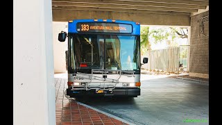 Bus ride on board Miami Dade Transit bus 6127.   2006 Nabi 40LFW 040.17