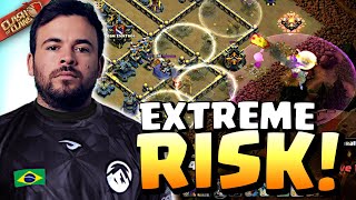 Celinho takes HUGE RISK with this CRAZY FIREBALL PLAN! (also pulling 50 CHESTS) Clash of Clans