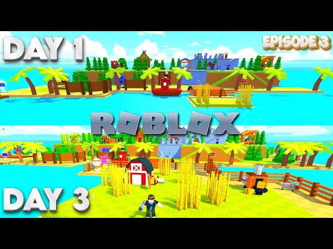 DAY 1 VS DAY 3 BUILD AN ISLAND EPISODE 3 - ROBLOX HINDI GAMEPLAY