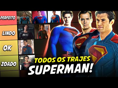 HENRY CAVILL ERA MELHOR?! TODOS OS TRAJES SUPERMAN DO PIOR AO MELHOR @SpencerNaArea @EspacoNerd_