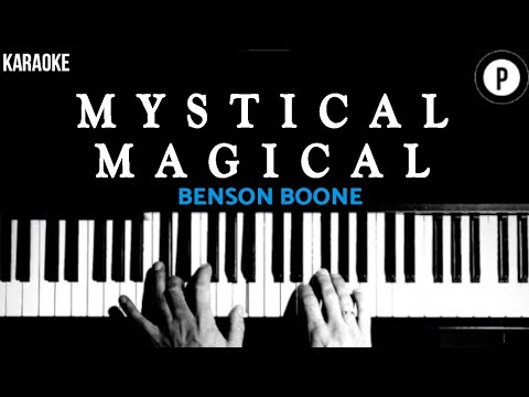 Benson Boone – Mystical Magical KARAOKE Slowed Acoustic Piano Instrumental COVER LYRICS