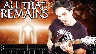ALL THAT REMAINS "Two Weeks" GUITAR COVER + Tabs