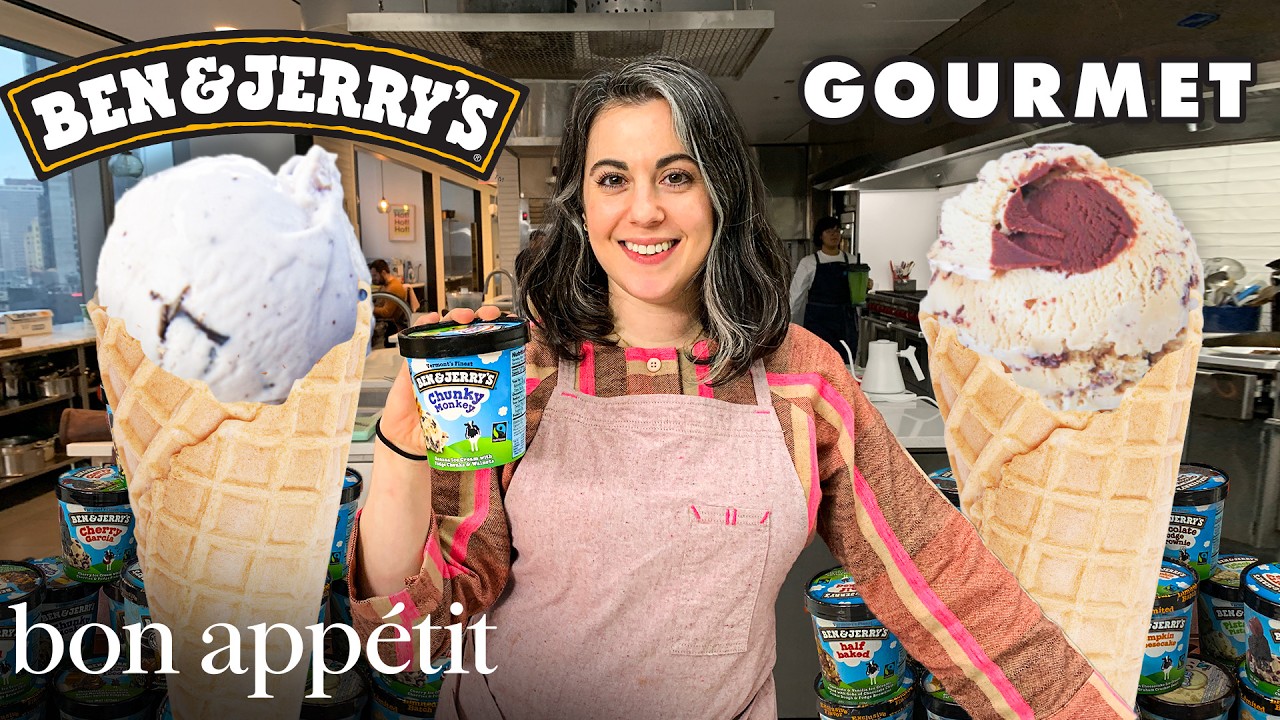 Pastry Chef Attempts to Make Gourmet Ben & Jerry's Ice Cream Bon Apptit