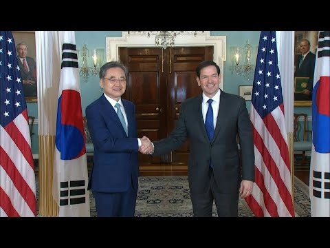 US Secretary of State Rubio meets with South Korean Foreign Minister Cho Hyun in DC | AFP
